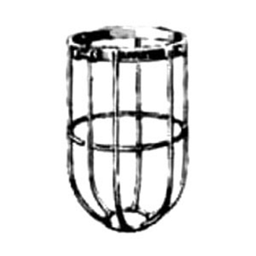 VWG-1 Wire Guard, For Use With 60 to 150 W A21 Medium Base Incandescent Fixture, VAD-1M Adapter, Steel