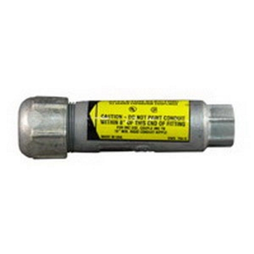 XJ100-4 Type XJ Expansion Coupling, 1 in, For Use With Rigid Metal Conduit, Malleable Iron, Hot Dipped Galvanized