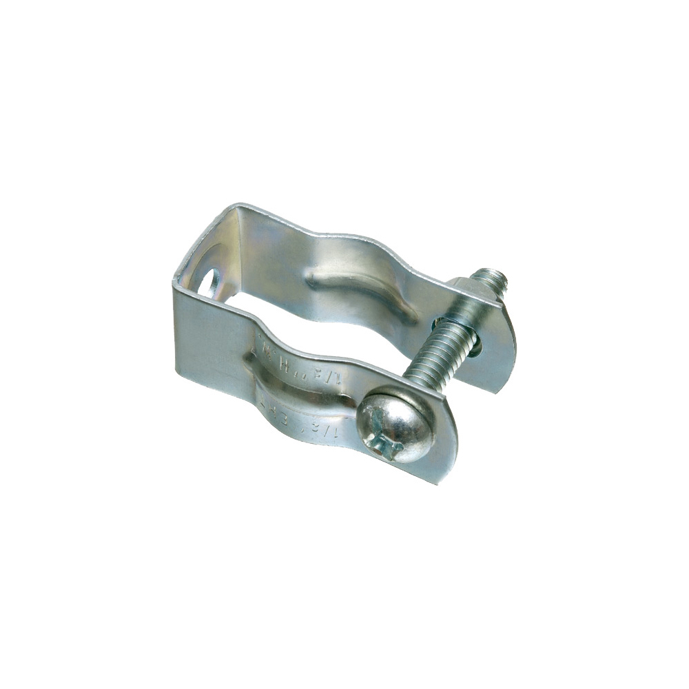 2060 Pipe Hanger With 1/4 in Bolt, 1/4 in Hex Nut, 6 in Conduit, Steel
