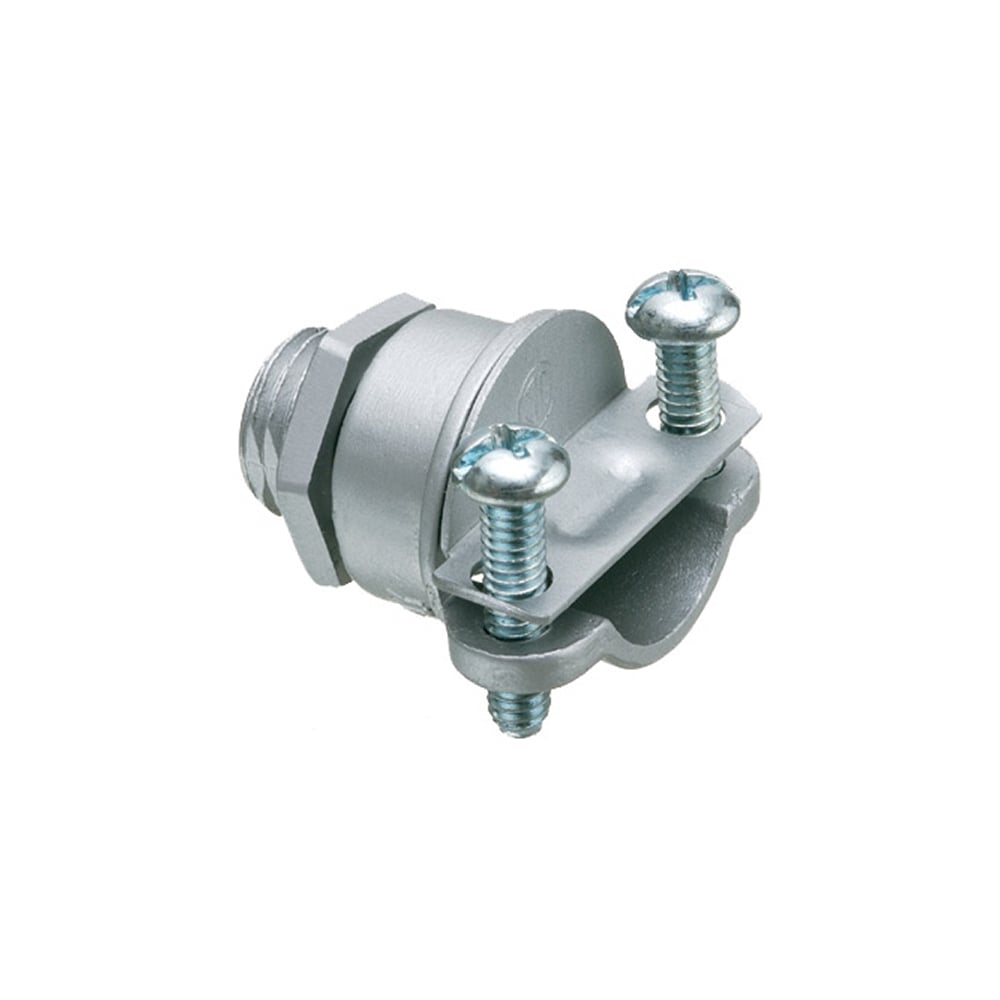4200 All Purpose Cable Connector With Locknut, 3/8 in Trade, 1/4 in Knockout, 0.225 to 0.612 in Cable Openings, Die Cast Zinc