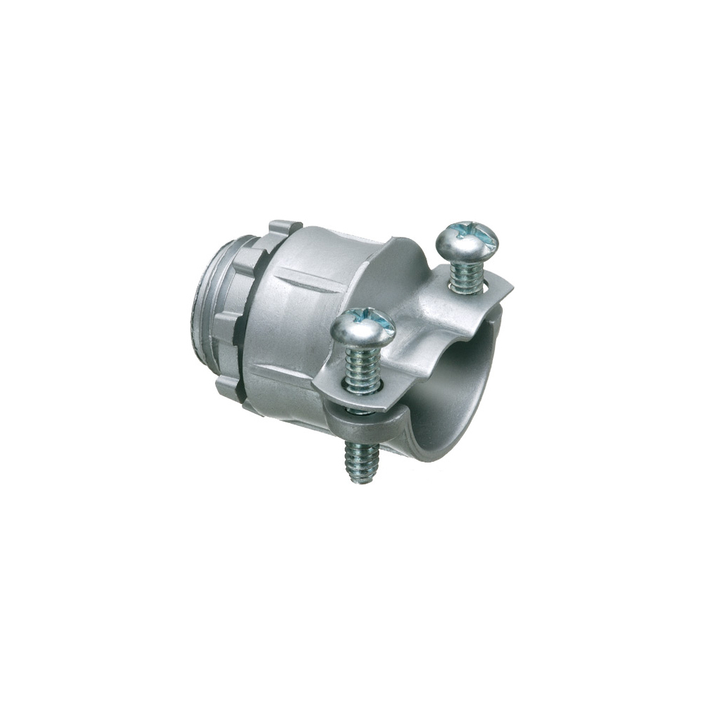 4204 All Purpose Cable Connector, 1 in Trade, 1-1/4 in Knockout, 1.385 to 1.64 in Cable Openings, Die Cast Zinc