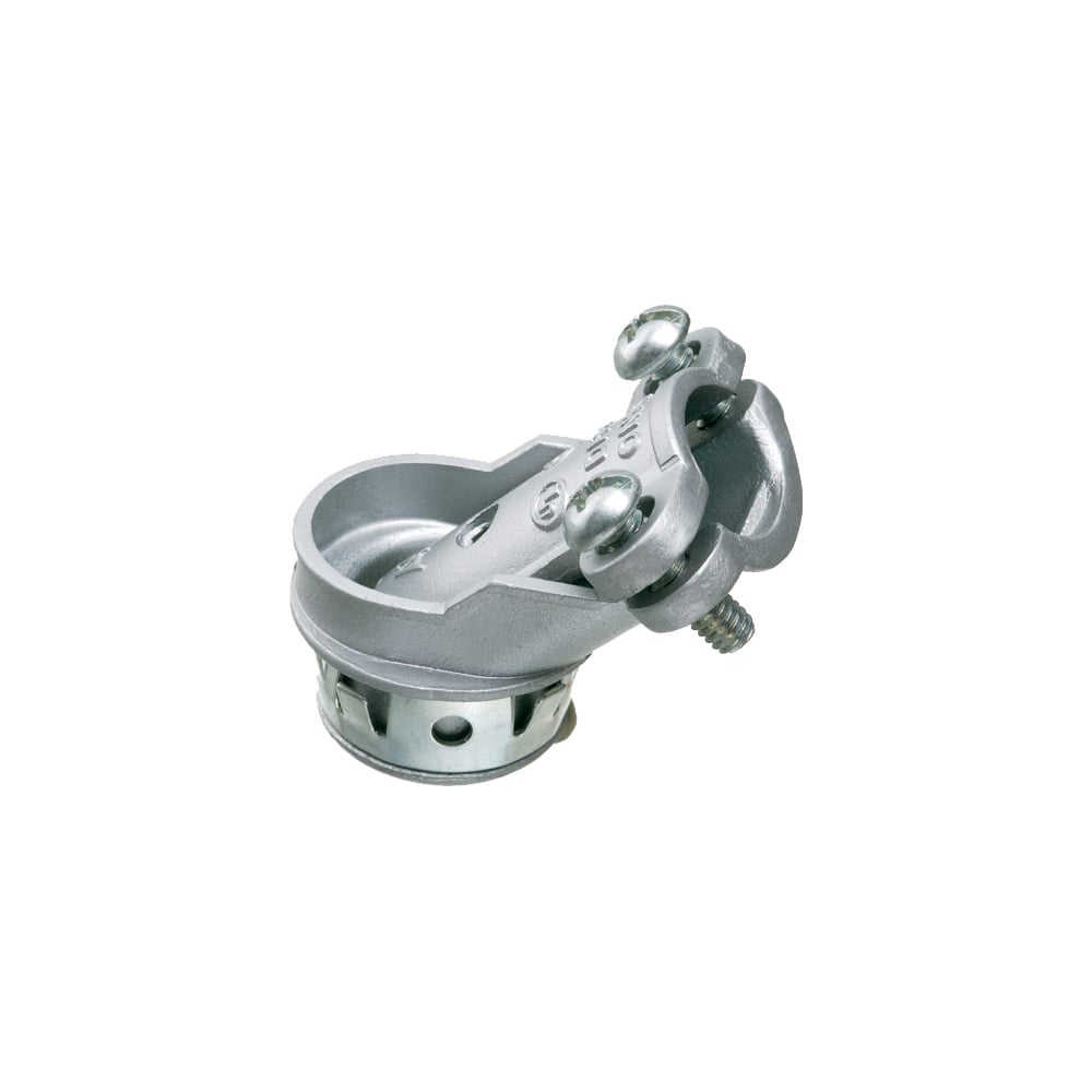 4501ST Snap-Tite Snap2IT Cable Connector With Spring Steel Clip, 3/8 in Trade, 1/2 in Knockout, 0.445 to 0.612 in Cable Openings, Die Cast Zinc