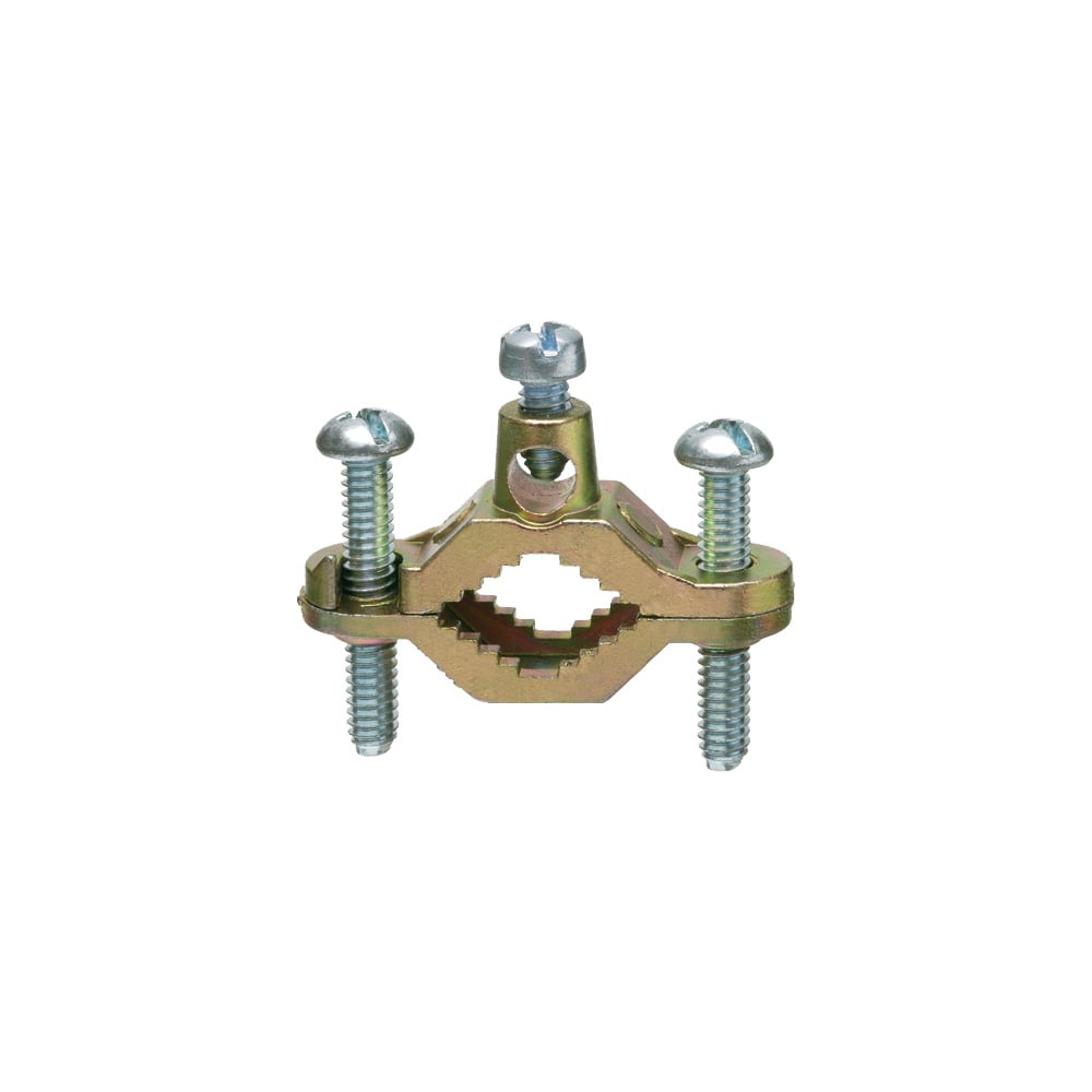 720S Bare Grounding Clamp, 8 to 2 AWG Conductor, Die Cast Zinc