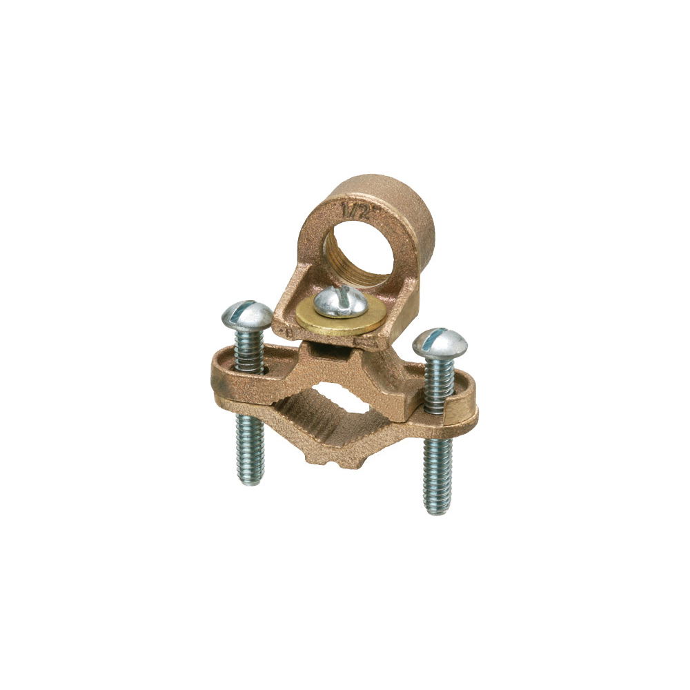 730B Ground Clamp With Solid Brass Hub, Solid Brass