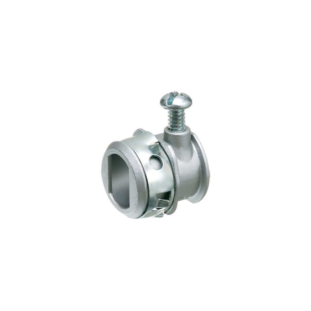 845ST Snap-Tite Cable Connector With Spring Steel Clip, 3/8 in Trade, 1/2 in Knockout, 0.445 to 0.63 in Cable Openings, Die Cast Zinc
