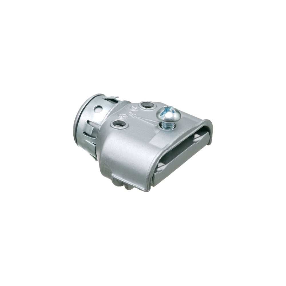 846AST Snap-Tite Duplex Single Cable Connector With Insulated Throat, 3/8 in Trade, 1/2 in Knockout, 0.15 to 0.612 in Cable Openings, Die Cast Zinc