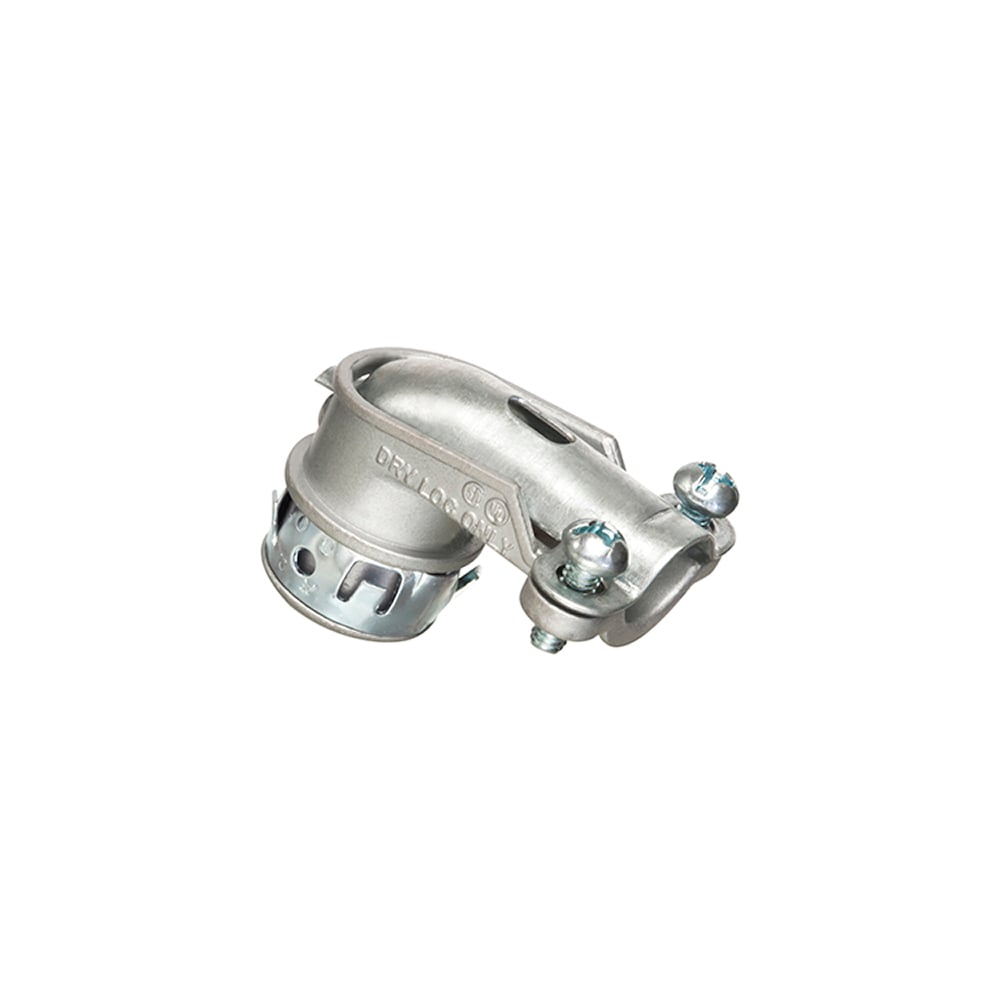 850ST Snap-Tite Conduit Connector With Steel Spring Clip, 3/8 in Trade, 0.44 to 0.75 in Cable Openings, For Use With Flexible/AC/AC90/MCI Aluminum/Steel Cable, Die Cast Zinc