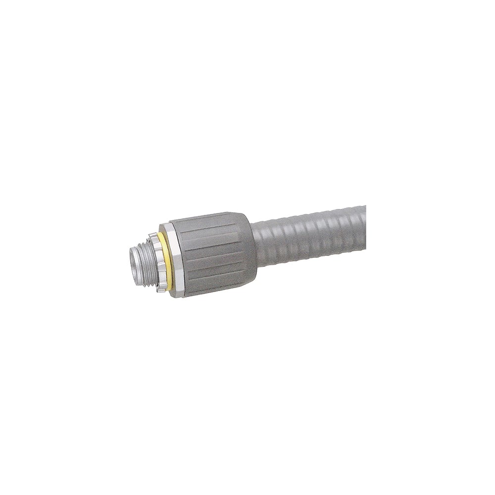 LT10 Snap2IT Push-In Straight Liquid Tight Conduit Connector, 1 in Trade, Die Cast Zinc