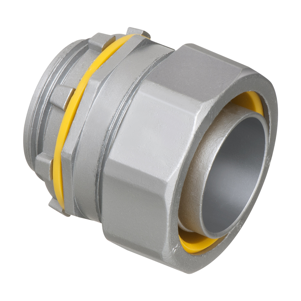 LT125 Straight Liquid Tight Conduit Connector, 1-1/4 in Trade, Die Cast Zinc