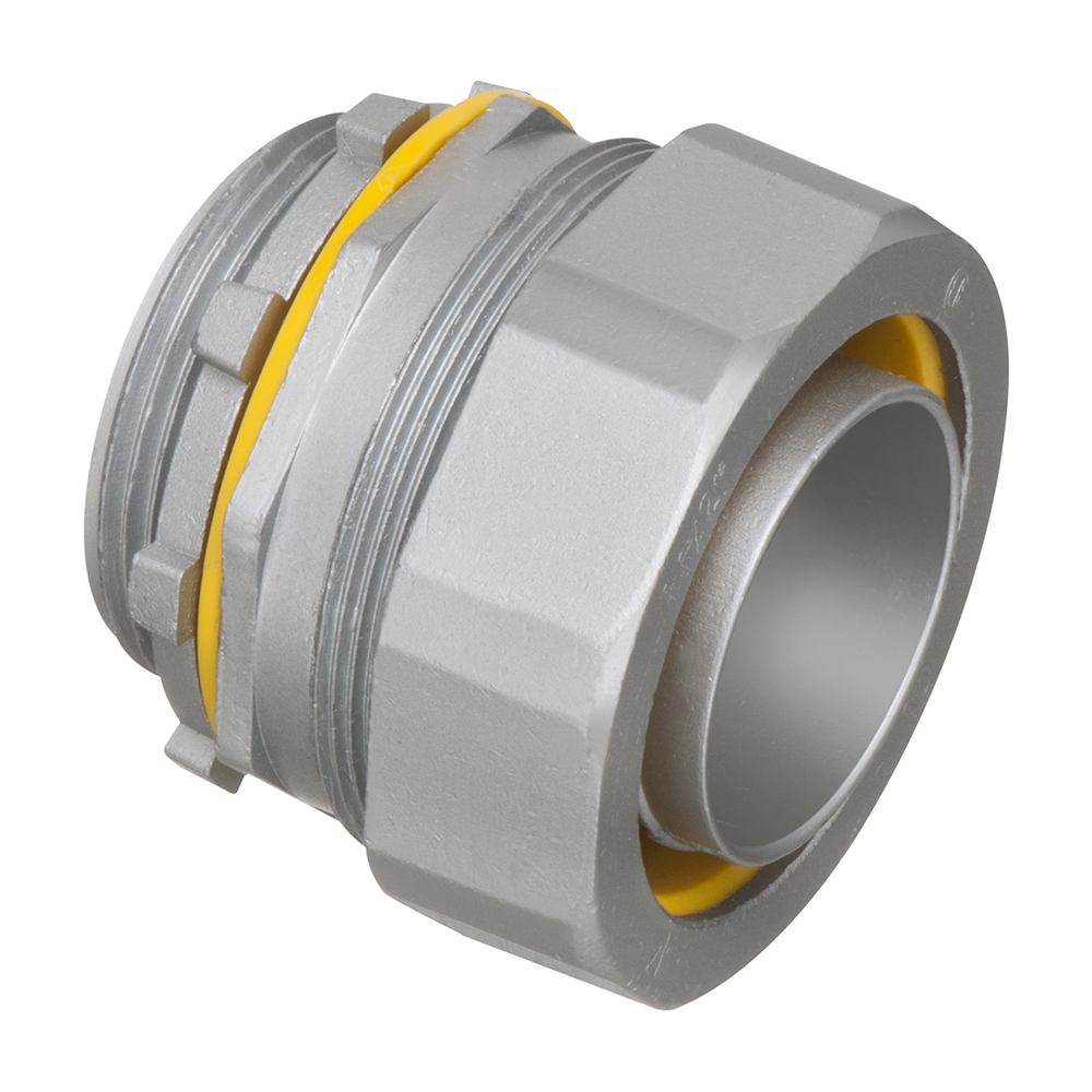 LT150 Straight Liquid Tight Conduit Connector, 1-1/2 in Trade, Die Cast Zinc