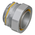 Straight, zinc die-cast connector for use with metallic or non metallic liquid tight conduit type B only. 2" Trade Size.