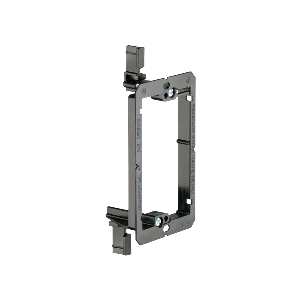 LV1 LV Series 1-Gang Low Voltage Mounting Bracket, For Use With Cable Management System, Fastened Mount, Plastic
