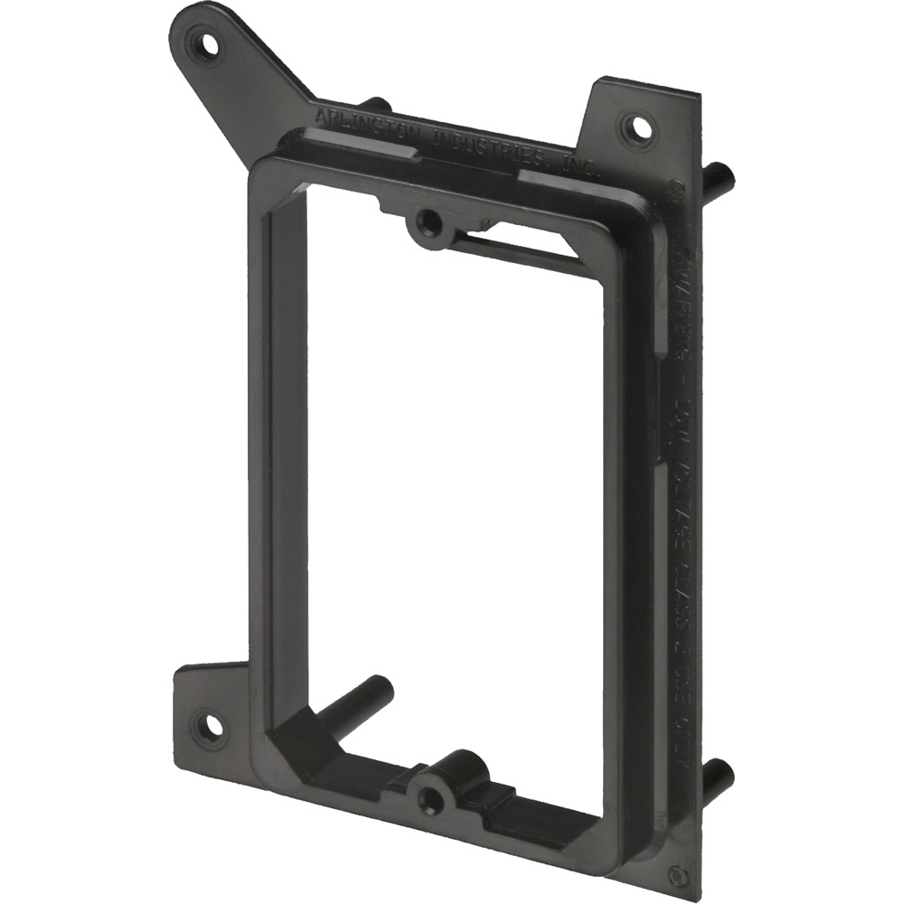 LVH1 LV Series 1-Gang Low Voltage Mounting Bracket, For Use With Cable Management System, Fastened Mount, Plastic