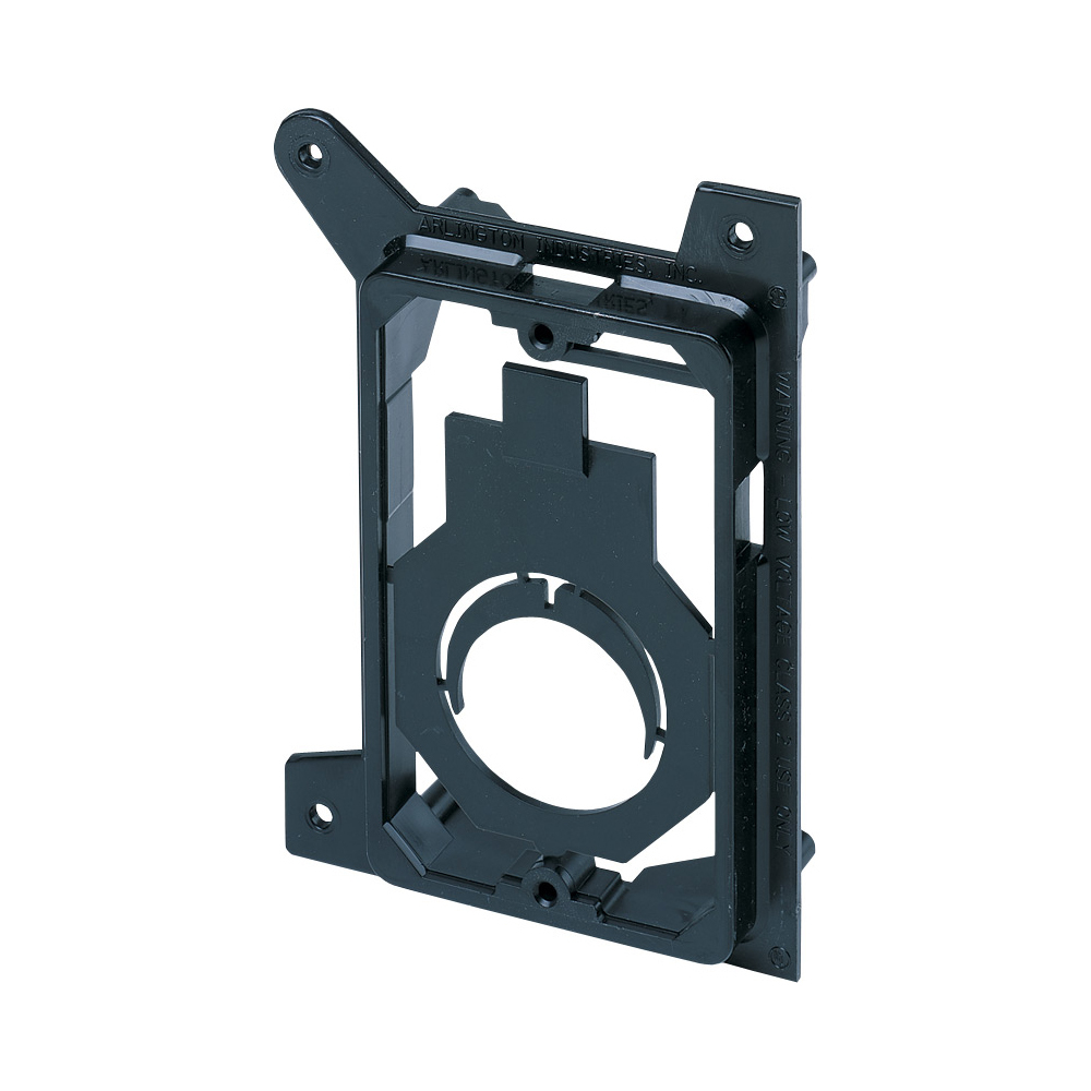 LVH1K LV Series 1-Gang Low Voltage Mounting Bracket, For Use With Cable Management System, Fastened Mount, Plastic