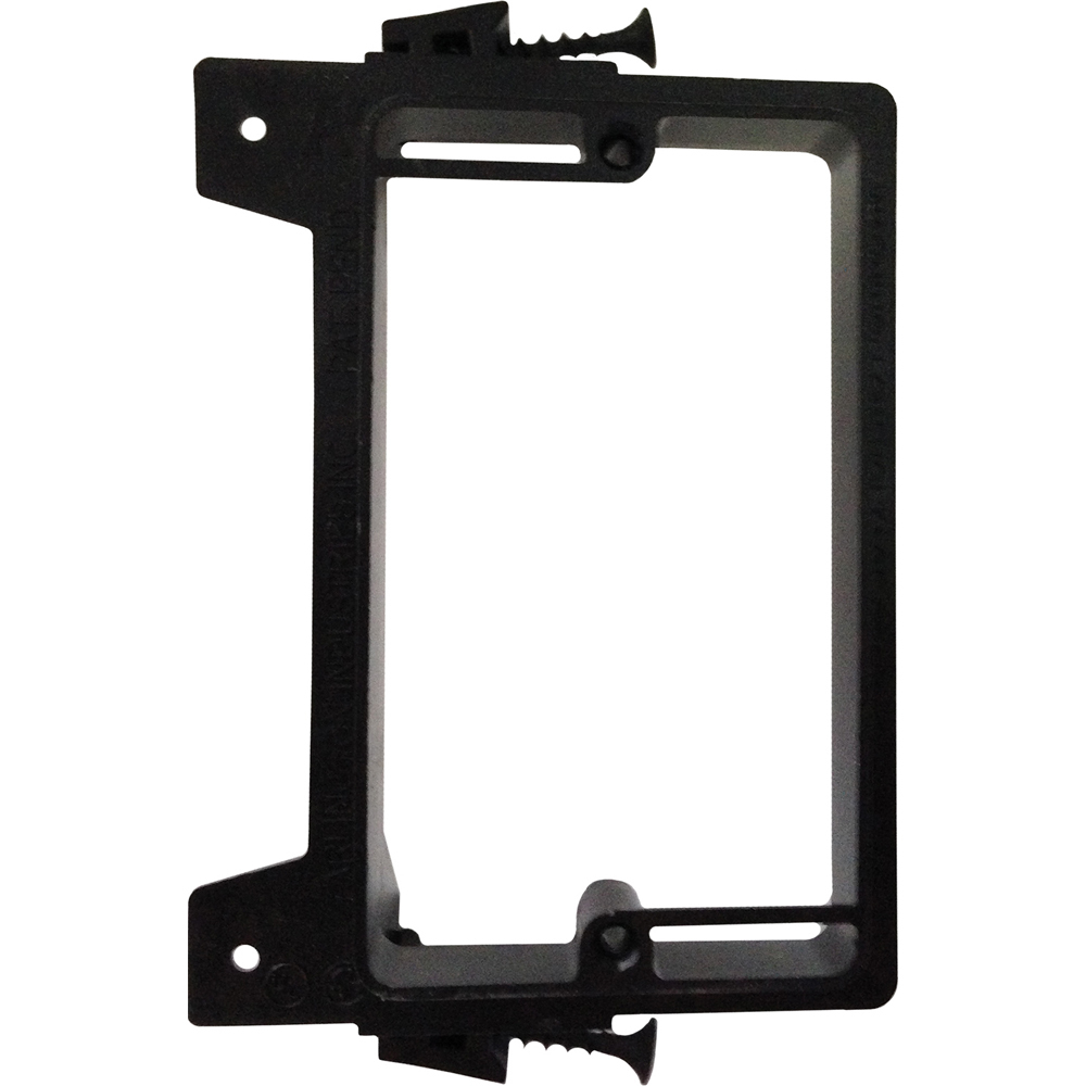 LVS1 LV Series 1-Gang Low Voltage Mounting Bracket, For Use With Cable Management System, Fastened Mount, Plastic
