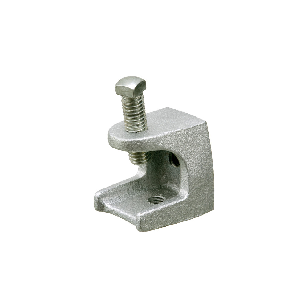 MBC25A Beam Clamp, #10-24 Rod, 125 lb Load, Malleable Iron, Plated