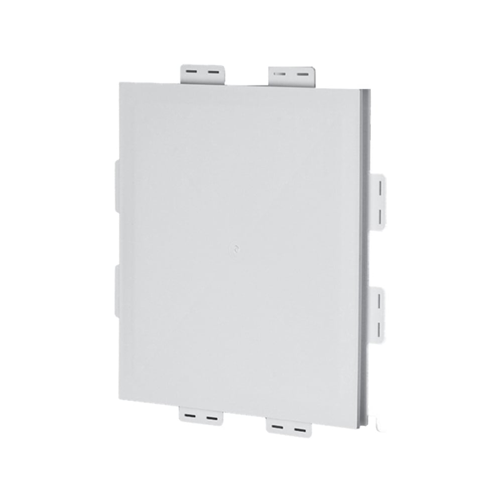 MM18 1-Piece Gangable Paintable Meter Mounting Base, 17-5/8 in L x 15-17/8 in W, Surface Mount, Plastic, For Use With Disconnect, Time Clock, Cable TV, Box and All Siding Type Block