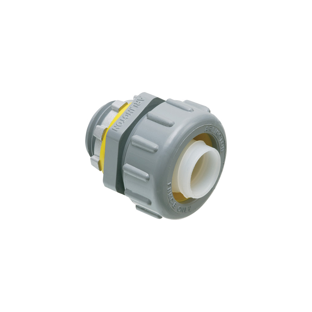 NMLT125 Straight Liquid Tight Conduit Connector, 1-1/4 in Trade, Plastic