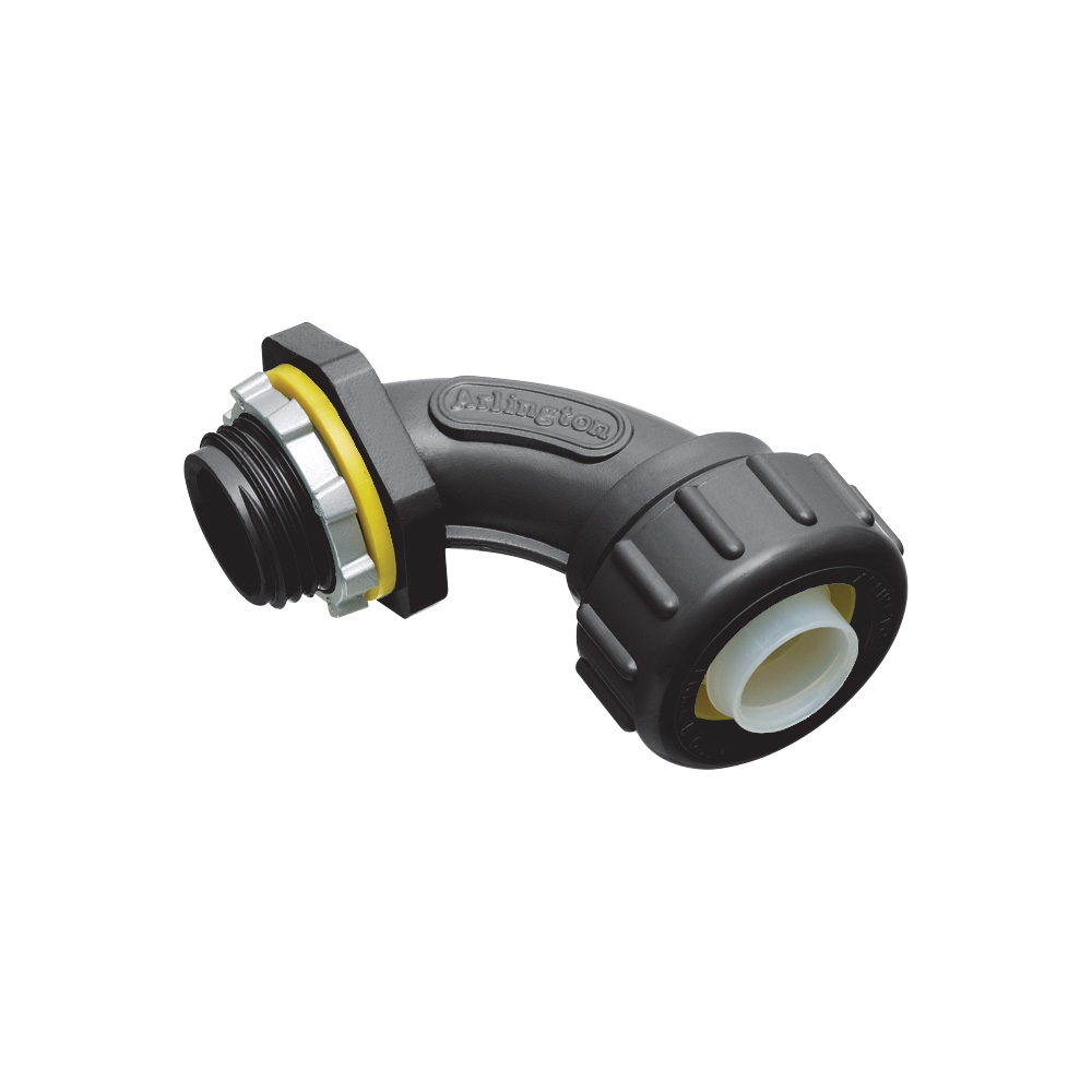 NMLT9050BL Form B Connector, 1/2 in Trade, 90 deg, Plastic