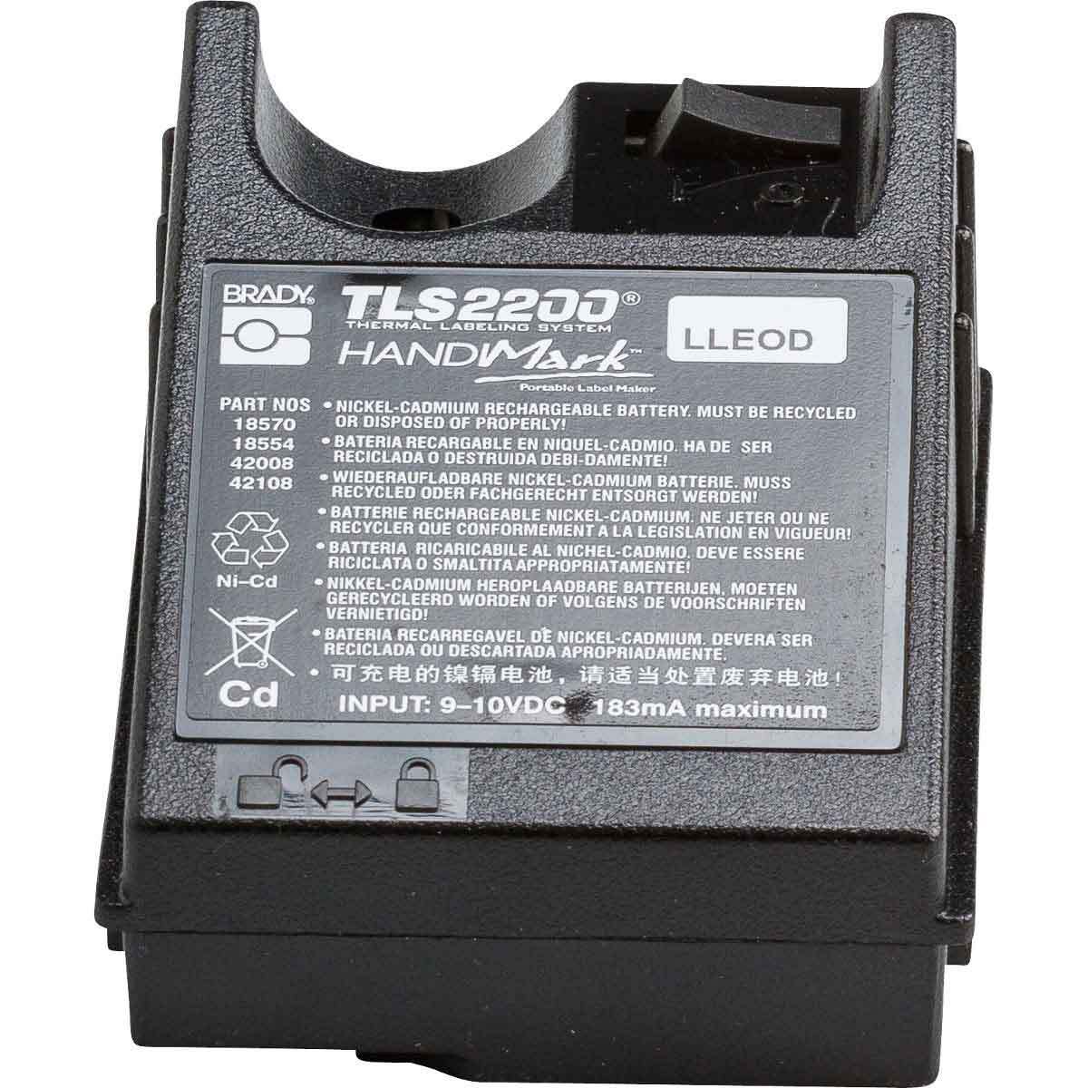 M-BATT-18554 Rechargeable Battery Pack, For Use With HandiMark Portable Label Maker and TLS 2200 Thermal Labeling System