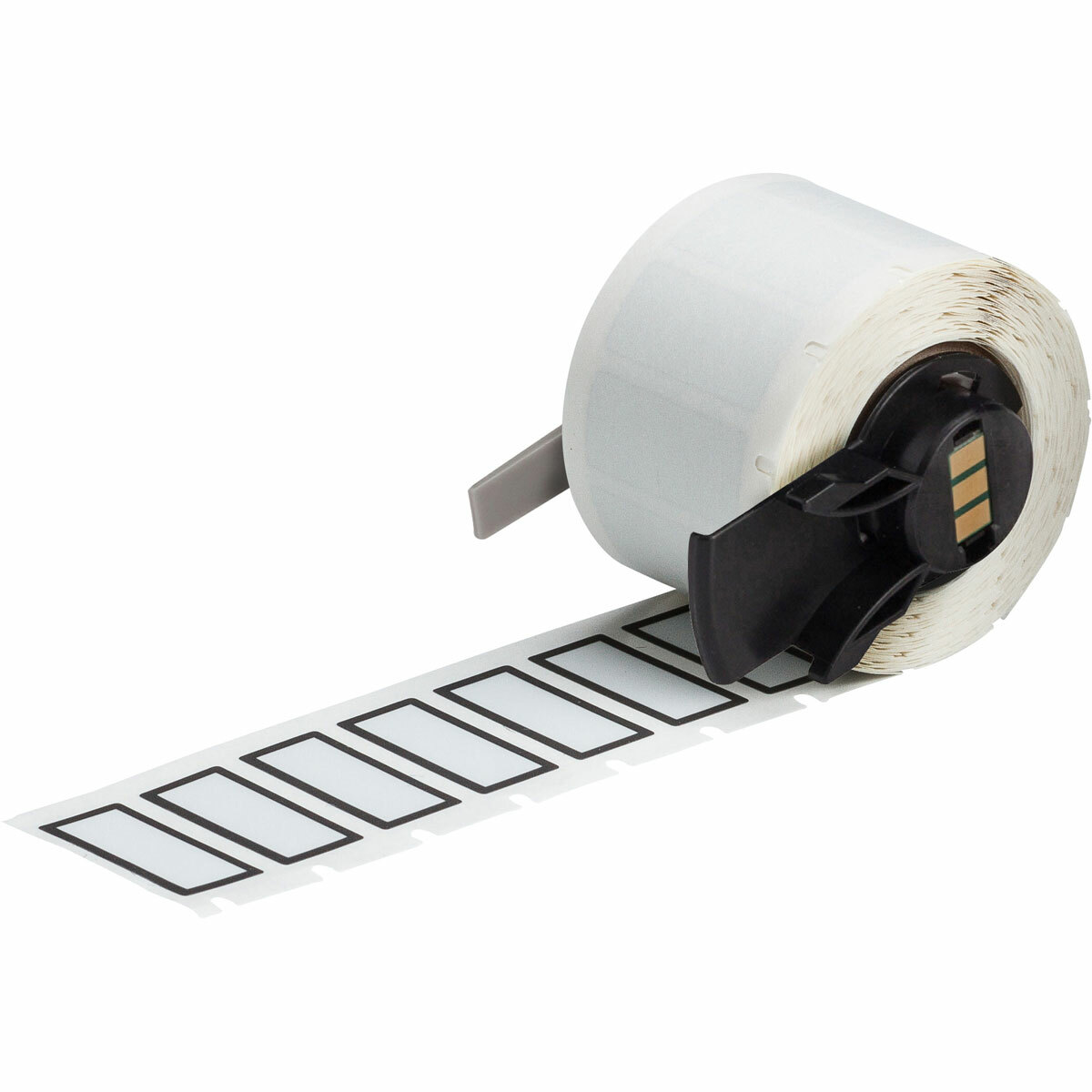 PTL-24-428-BK MetaLabel BMP71 TLS 2200 Colored Heavy Duty Rectangular Write-On Thermal Transfer Label, 1/2 in L x 1.13 in W, Colored Write-On Area Legend, Light Gray, B-428 Polyester
