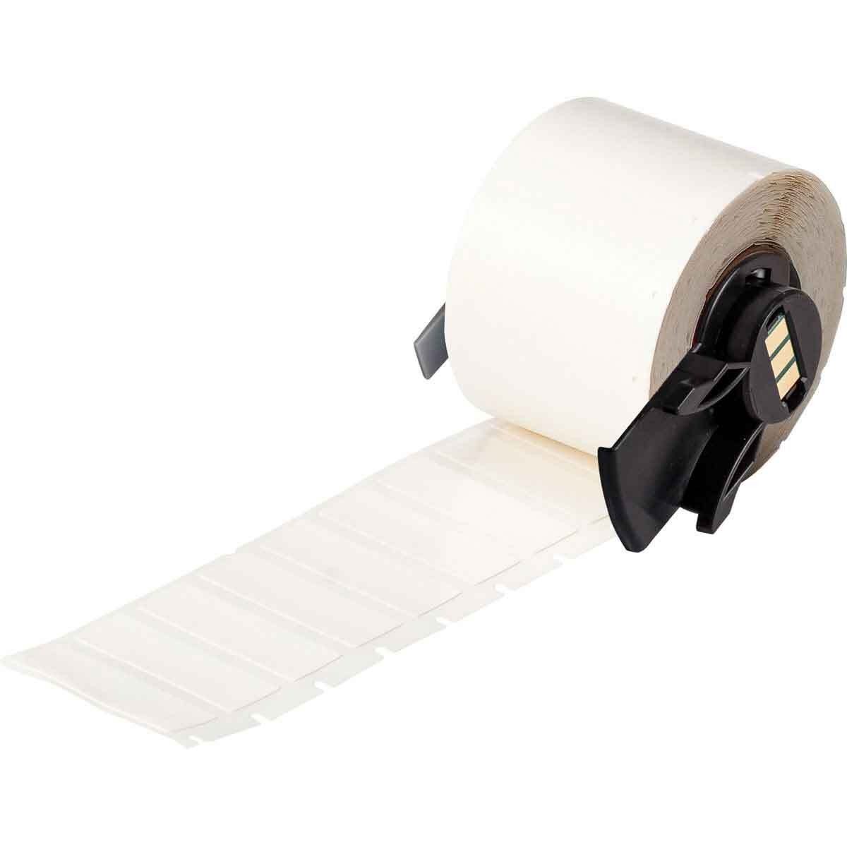 PTL-29-423 WorkHorse BMP71 TLS 2200 Heavy Duty Rectangular Thermal Transfer Label, 1/2 in L x 1-1/2 in W, Colored Write-On Area Legend, White, B-423 Polyester
