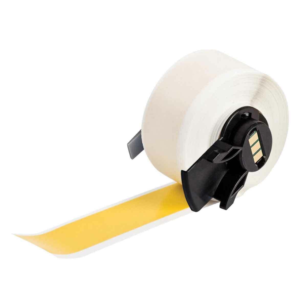 PTL-43-439-YL WorkHorse BMP71 TLS 2200 Blank Heavy Duty Thermal Transfer Label, 50 ft L x 1.9 in W, Blank Legend, Yellow, B-439 Vinyl