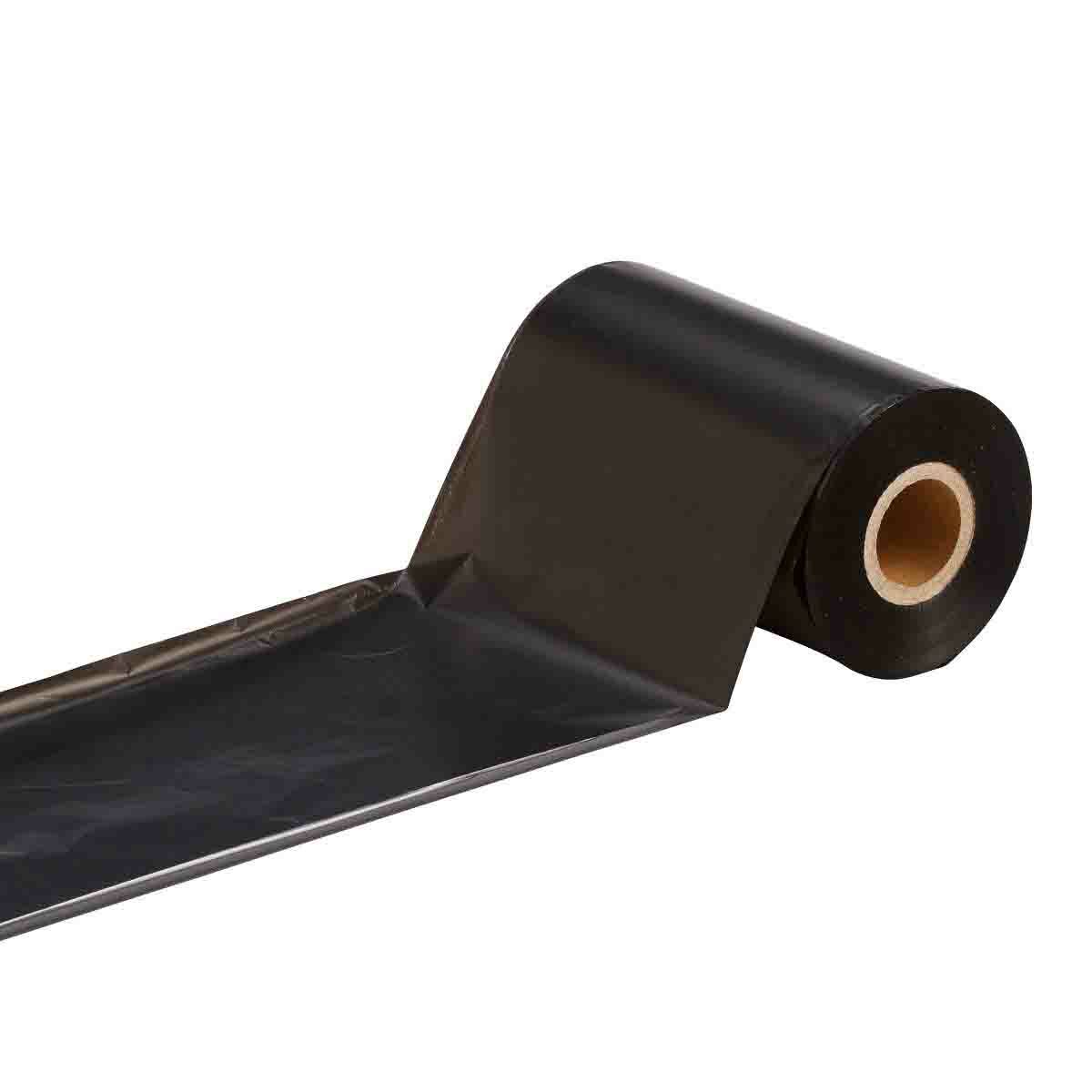 R4307 R4300 1-Color Printer Ribbon, 984 ft L x 4.33 in W, Resin/Wax, Black