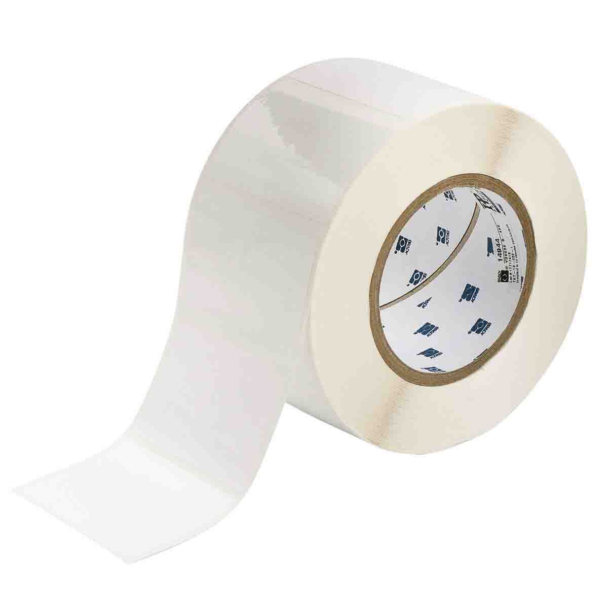THT-19-483-1 ToughBond Blank Rectangular Thermal Transfer Label, 2 in L x 3 in W, Blank Legend, White, B-483 Polyester