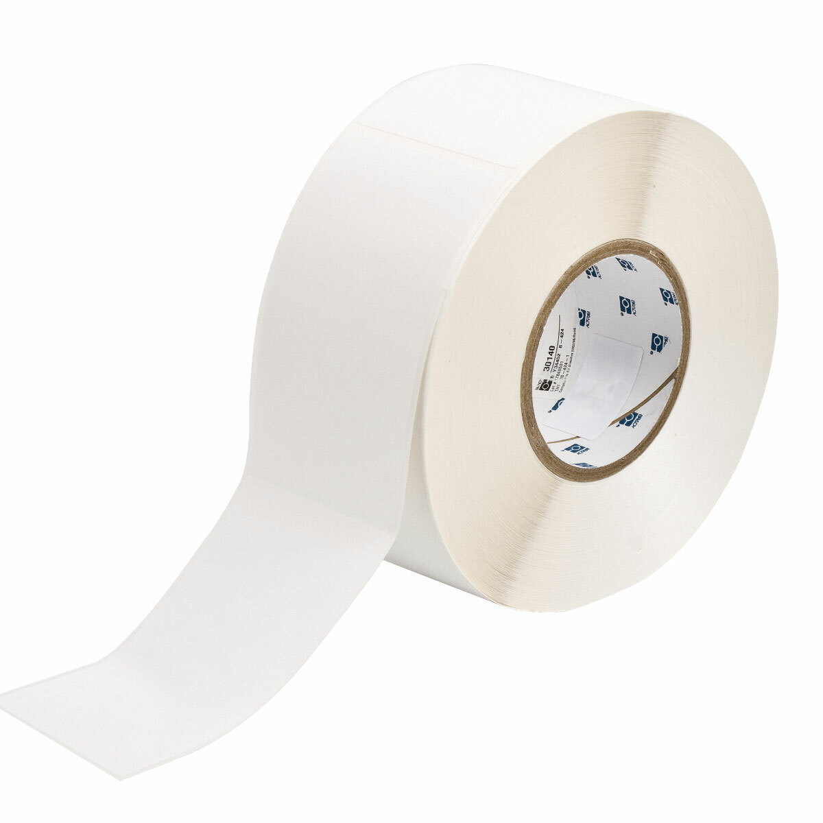 THT-20-402-1.1 Rectangular Thermal Transfer Label, 5 in L x 3 in W, Blank Legend, White, B-402 Paper