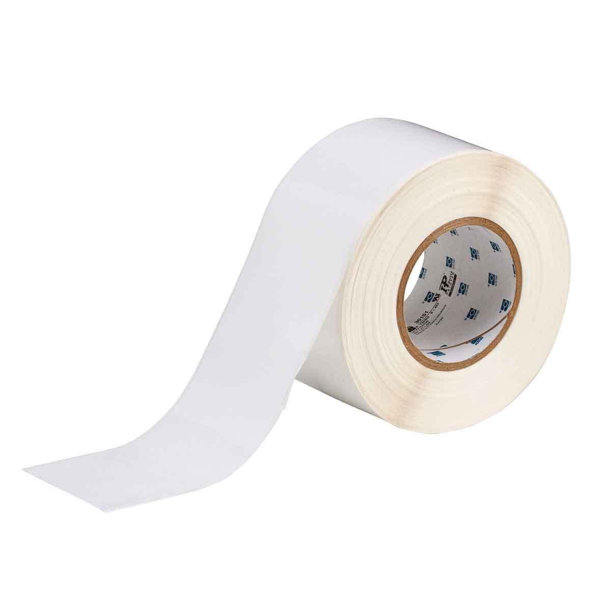 THT-21-483 ToughBond Blank Thermal Transfer Label, 300 ft L x 3 in W, Blank Legend, White, B-483 Polyester