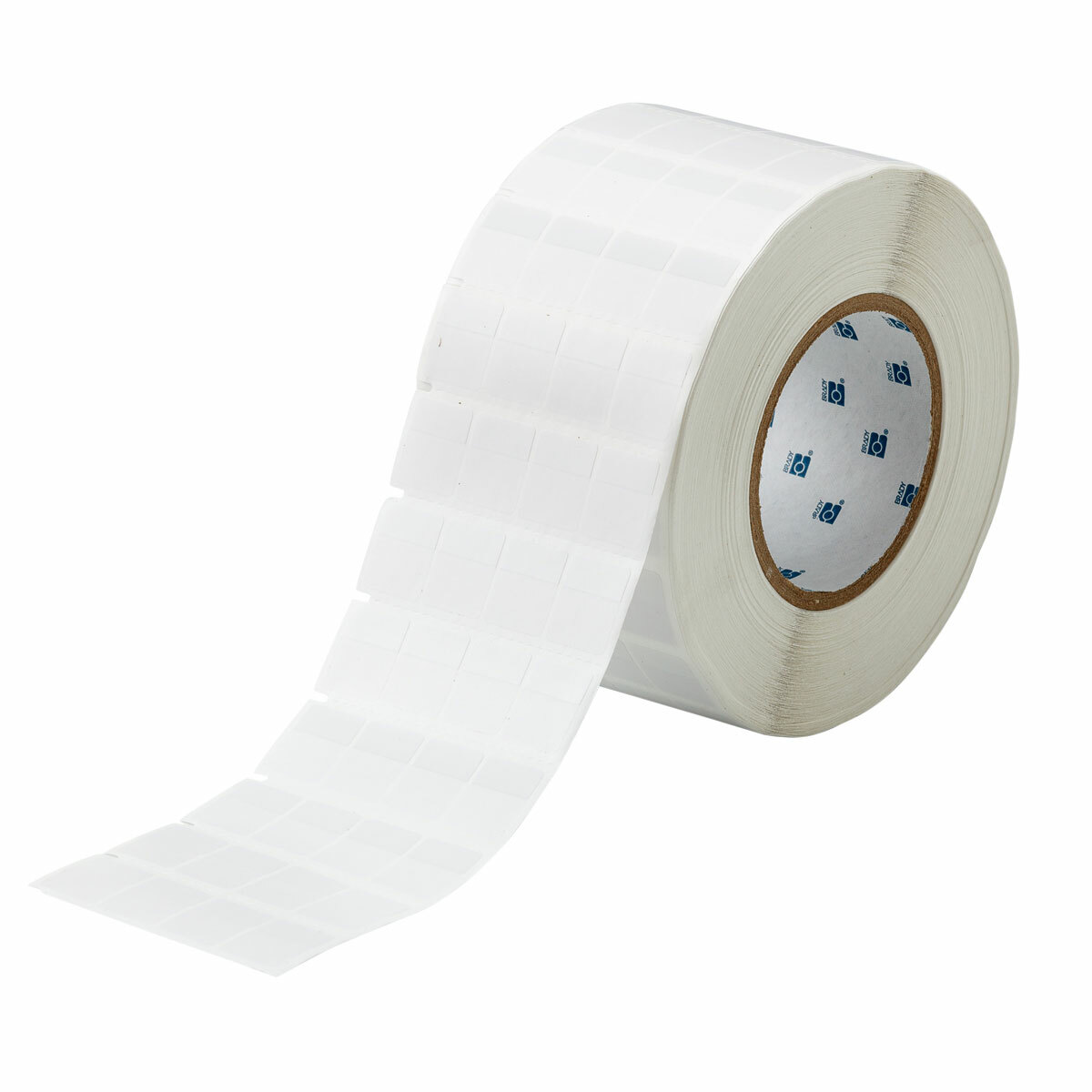 THT-56-427-10 Colored Rectangular Write-On Self-Laminating Thermal Transfer Label, 0.937 in L x 3/4 in W, Colored Write-On Area Legend, Clear/White, B-427 Vinyl