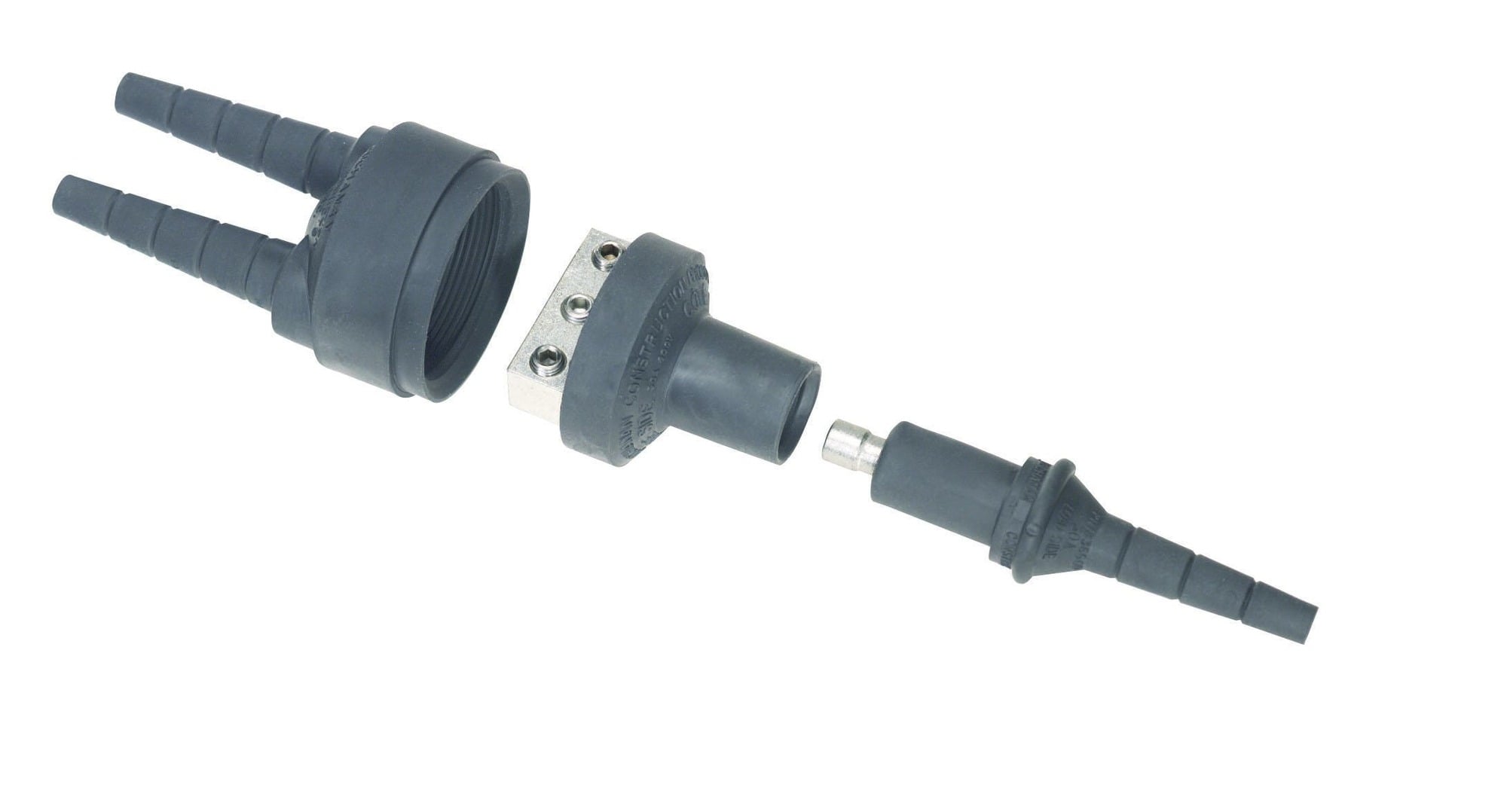 83S-ADB1-LC Buchanan Y-Tap Non Fused Neutral Breakaway Streetlight Connector Kit, 600 V AC, 10 to 2 AWG, 4 to 2 AWG Conductor