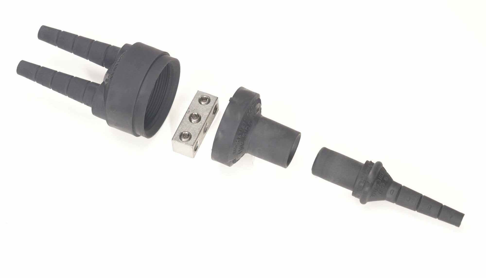 84S-ADB1 Buchanan Non Fused Y-Tap Breakaway Streetlight Connector Kit, 600 V AC, 10 to 2 AWG Conductor