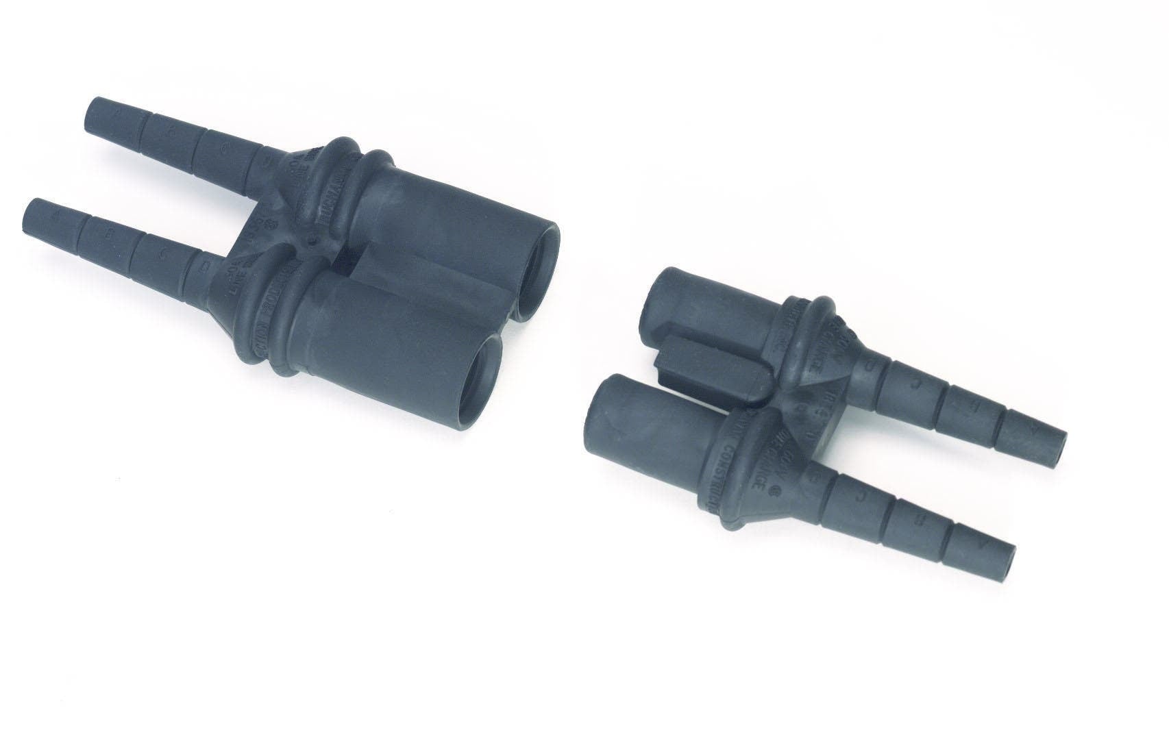 D65U Buchanan Dual In-Line Fused Breakaway Streetlight Connector Kit, 600 V AC, 12 to 6 AWG Conductor, EPDM