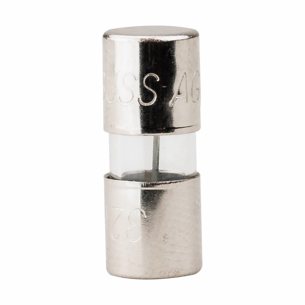 AGA-10 Small Dimension Fast Acting Fuse With Nickel Plated Brass End Caps, 10 A, 32 V AC, 1 kA Interrupt, Cylindrical Body