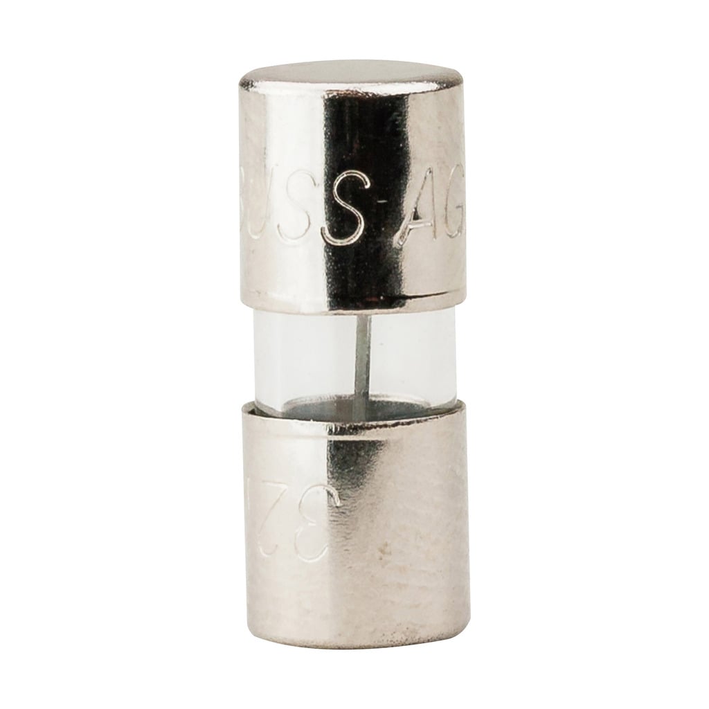 AGA-6 Small Dimension Fast Acting Fuse With Nickel Plated Brass End Caps, 6 A, 32 V AC, 1 kA Interrupt, Cylindrical Body