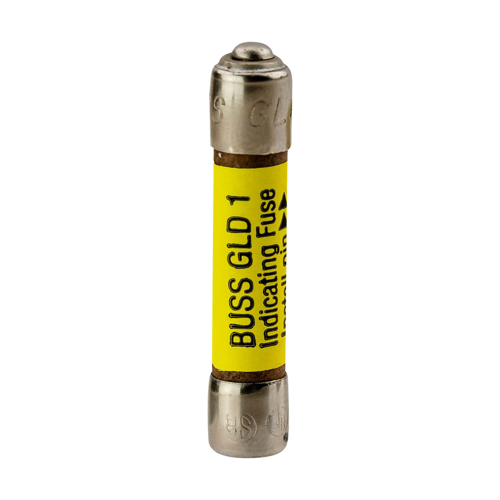 GLD-1 GLD Fast-Acting Fuse, 1 A, 125 V, 10 kAIC Interrupt, Fast-Acting Body