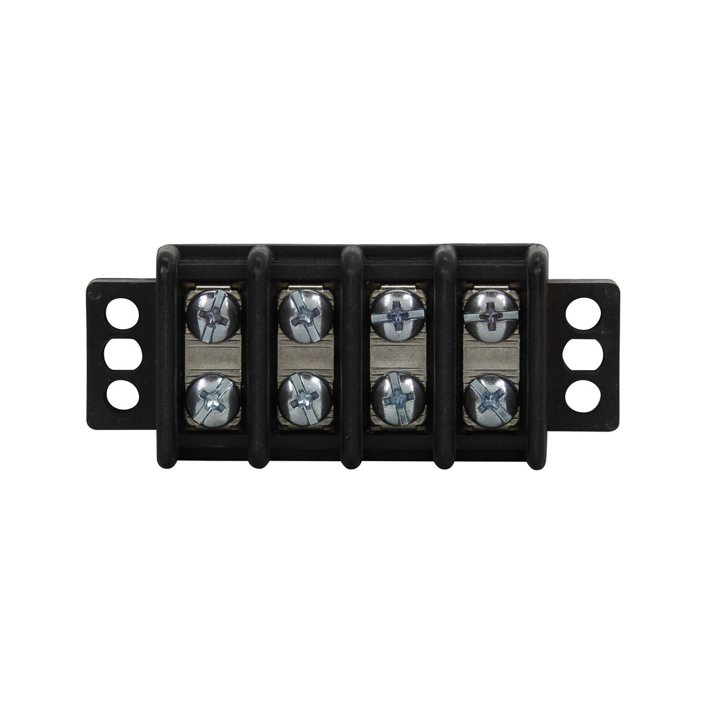 TB300-05 Double Row Terminal Block Strips and Barrier Block, 600 V, 30 A, Black