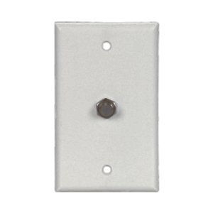 Wallplate W/Coax Adaptor Std Thermo IV
