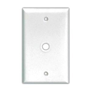 2128V-BOX Arrow Hart Standard Size Combination Wallplate With 3/8 in Hole, 1 Gangs, 2-3/4 in W, Thermoset, Wall Mount