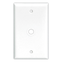 2159W-BOX Standard Size Combination Wallplate, 1 Gangs, 2.72 in L x 4.47 in W, Thermoset, Wall Mount