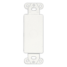 Eaton decorator wallplate adapter, Flush mount, Brown, Blank, Thermoplastic