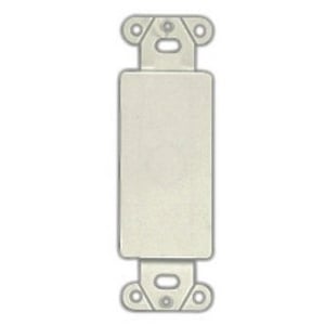 2160LA-BOX Arrow Hart Wallplate Adapter, For Use With Residential Wallplate, Decorator to Blank Wallplate Plate, Flush/Threaded Mount, Thermoset, Light Almond