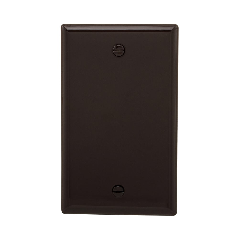 Eaton blank wallplate, Wallplate 1G Blank Box Mnt Nylon Std BR