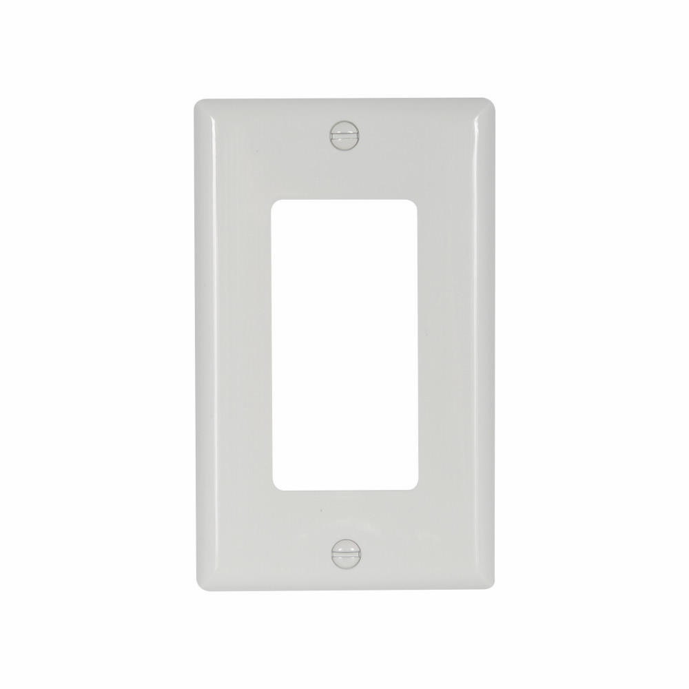 5151W-BOX Arrow Hart 5000 Standard Decorator Wall Plate, 1 Gangs, 2-3/4 in W x 4-1/2 in H, Nylon/Thermoplastic, White