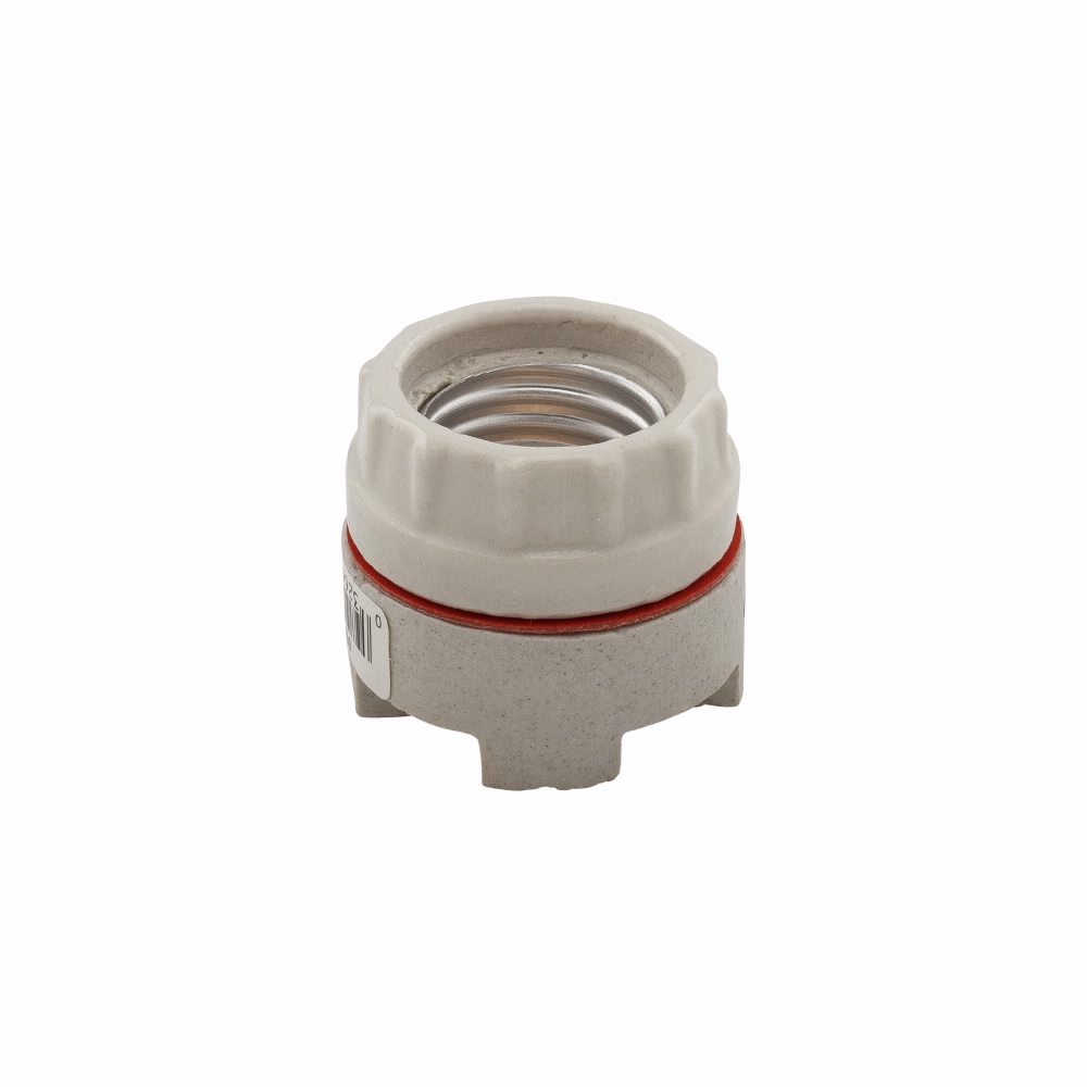 Eaton lampholder, Keyless switch, Medium base, White, Porcelain, 250V, 660W, Box 239908