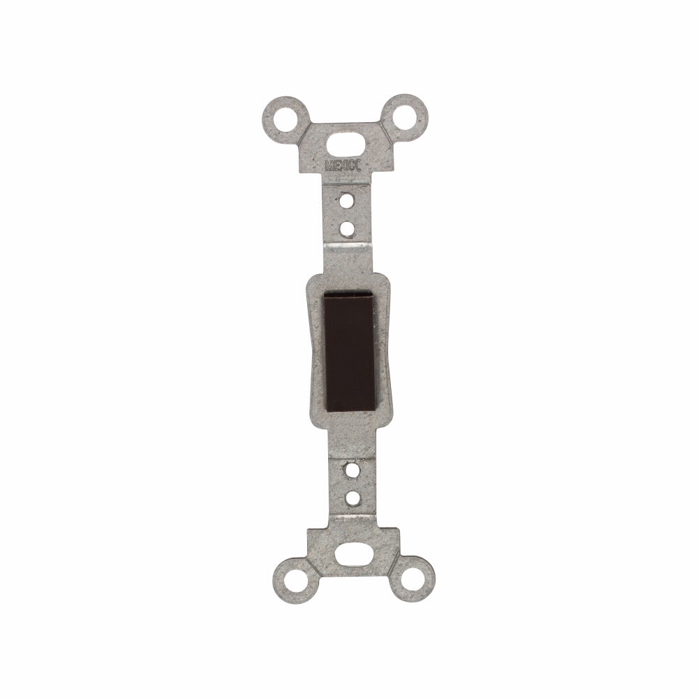 Eaton wallplate toggle insert, Brown