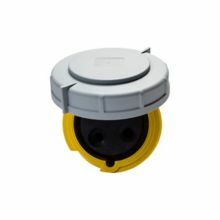 CONNECTOR PIN AND SLEEVE 100 AMP 250 VOLT 3 PHASE 3 POLE 4 WIRE WT BLUE