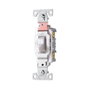 CS120V Arrow Hart Heavy Duty Specification Grade AC Toggle Switch, 120/277 V, 20 A, 1/2 hp Power Rating